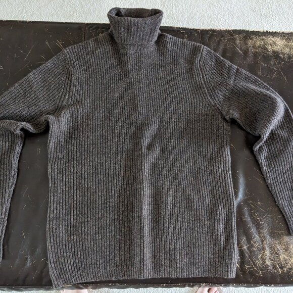 Italian Wool-Blend Turtleneck Sweater - Picture 1 of 4